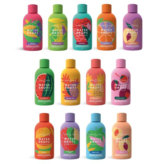 Vital Zing Water Drops Full Range - Save 21%