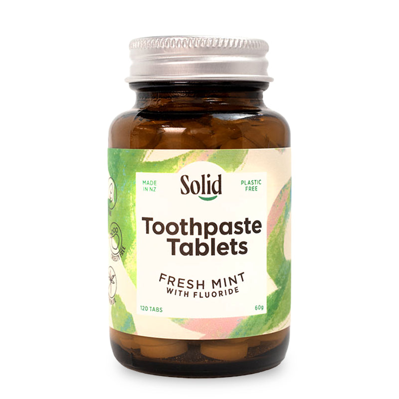 Xylitol and Fluoride Toothpaste Tablets Fresh Mint 120count