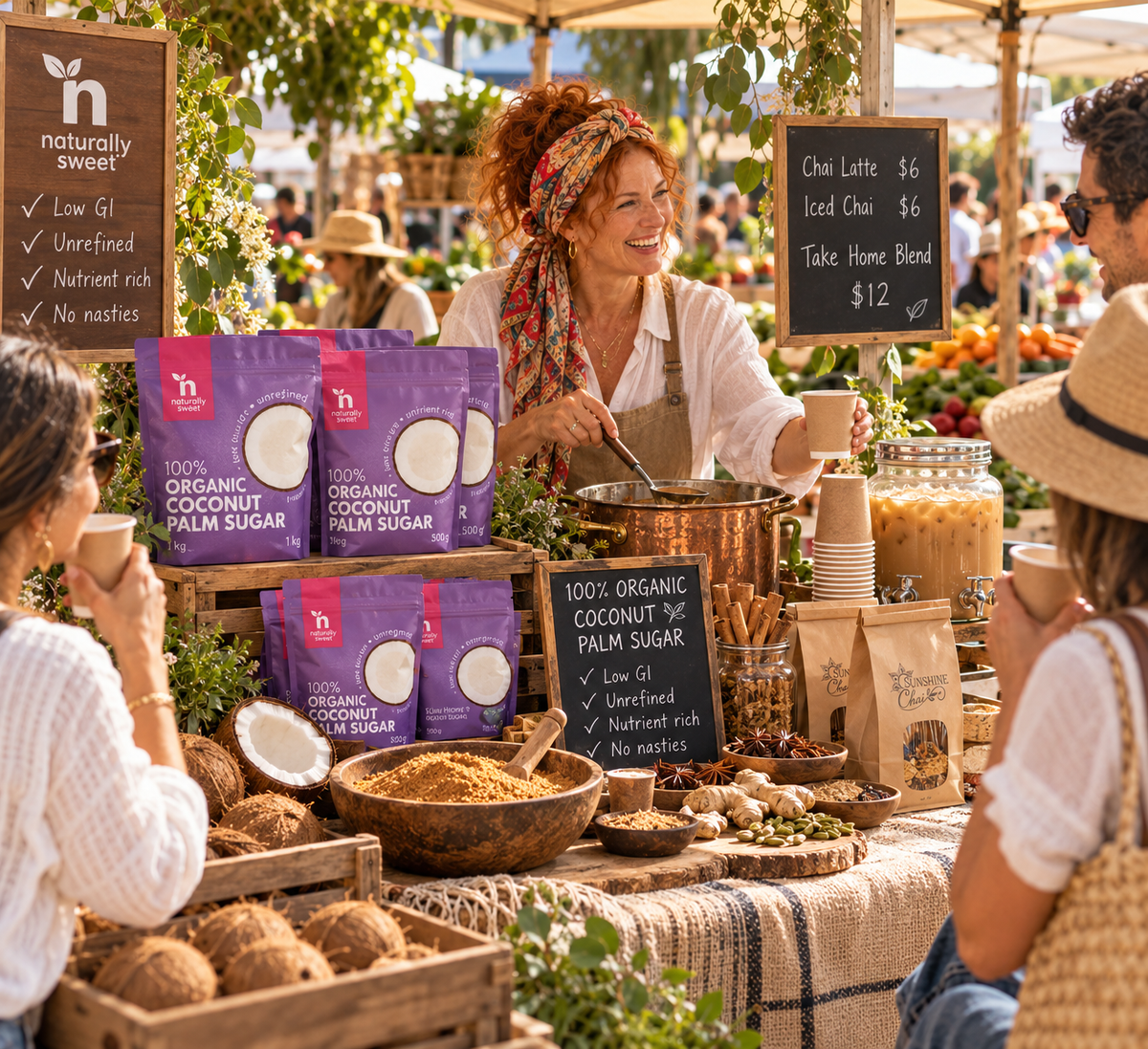 Naturally Sweet Coconut Sugar 1000g Pouch