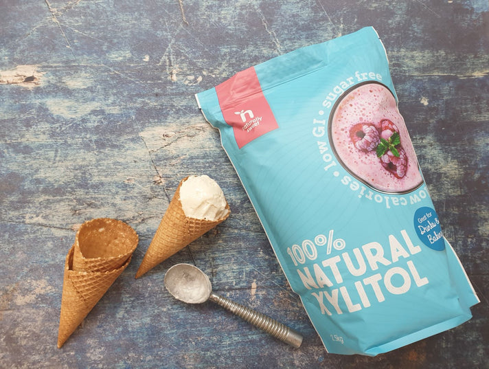 LOW CARB NO CHURN VANILLA ICE CREAM