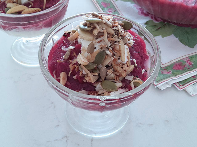 Sugar Free Rhubarb Berry Compote