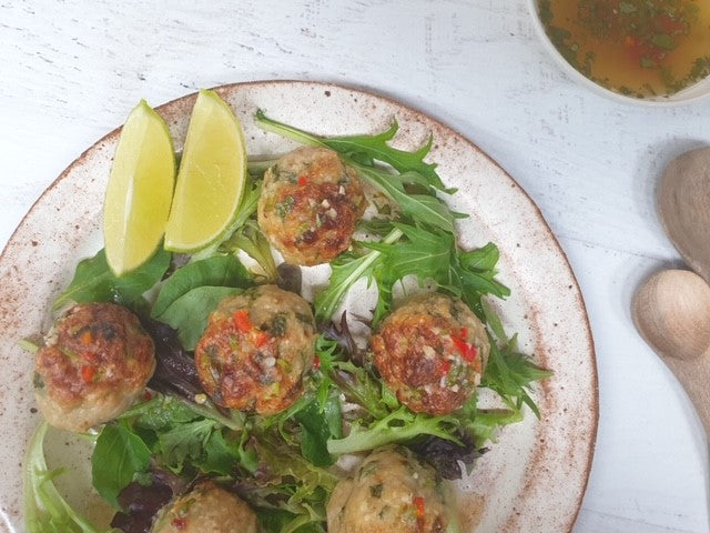 Ketohh Thai Chicken Meatballs