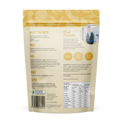 Food to Nourish Banana Bread Mix 360g