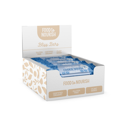 Food to Nourish Bliss Bar Choc Chip Cookie Dough 40g 12 pack