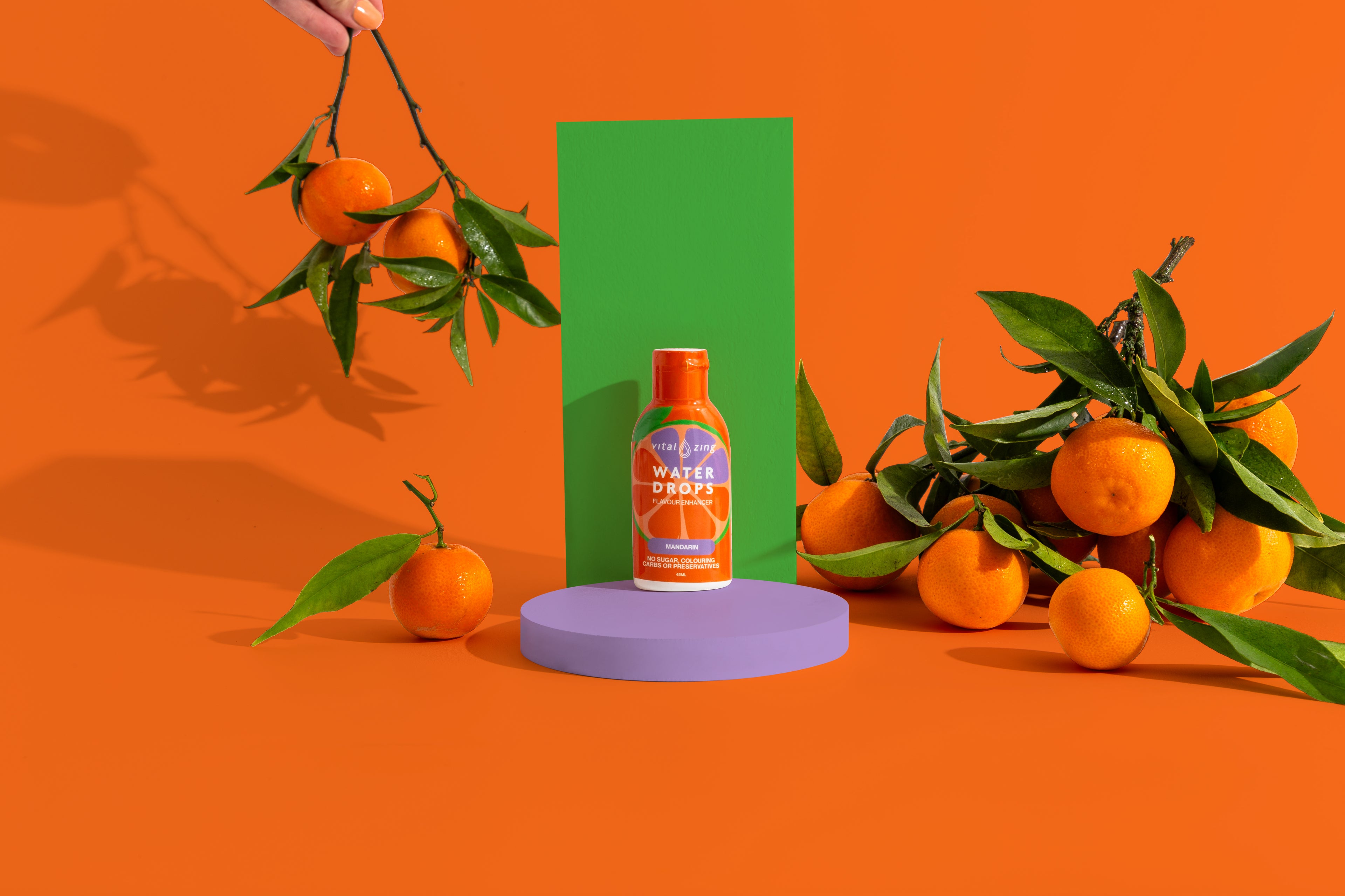 Vital Zing Stevia Mandarin Water Drops 45ml