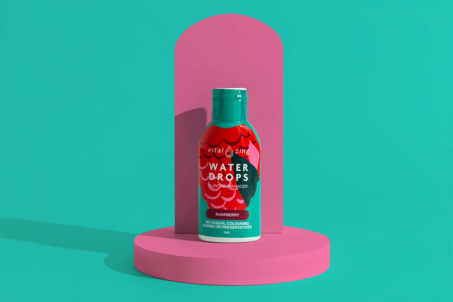 Vital Zing Stevia Raspberry Water Drops 45ml