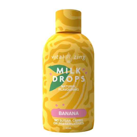 Vital Zing Stevia Banana Milk Drops 40ml