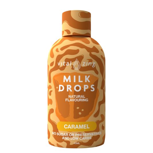 Vital Zing Stevia Caramel Milk Drops 40ml