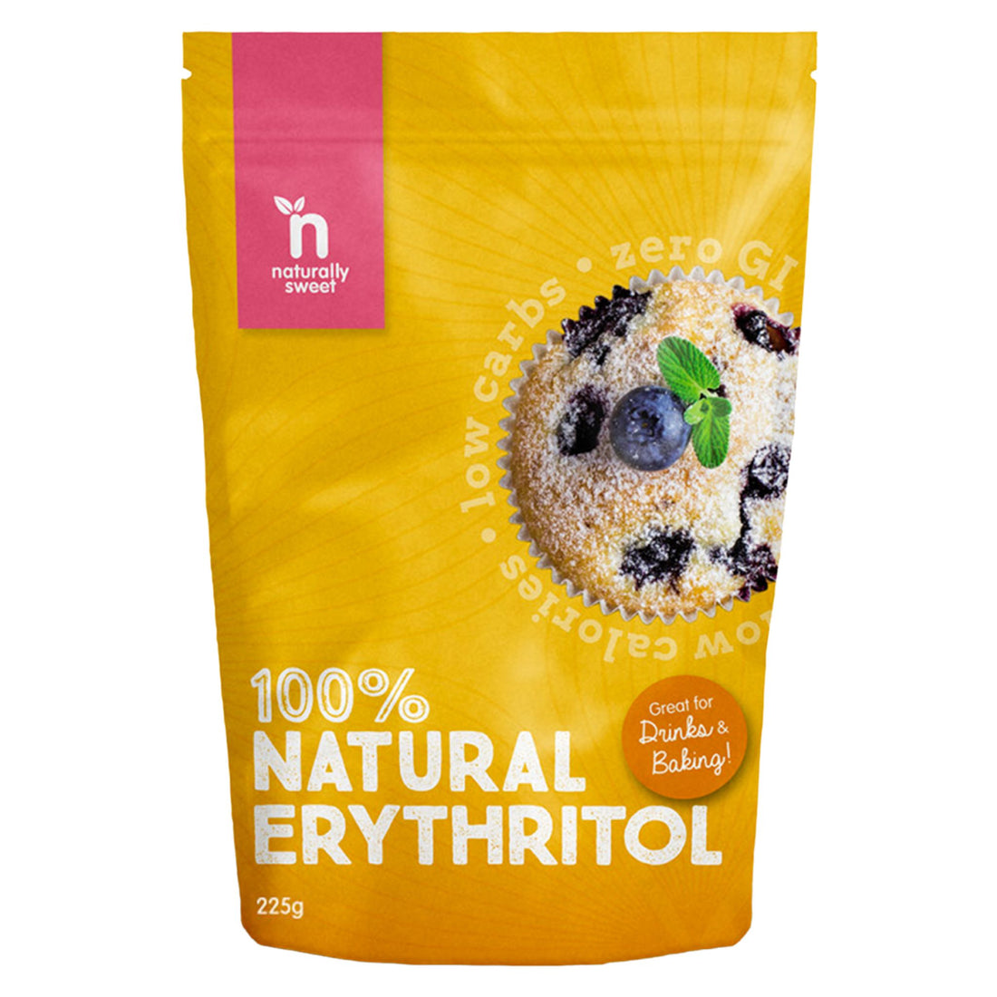 Naturally Sweet Erythritol 225g Pouch