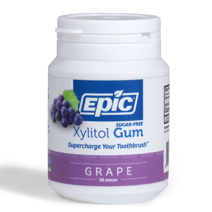 Epic Grape Dental Gum 50ct Bottle