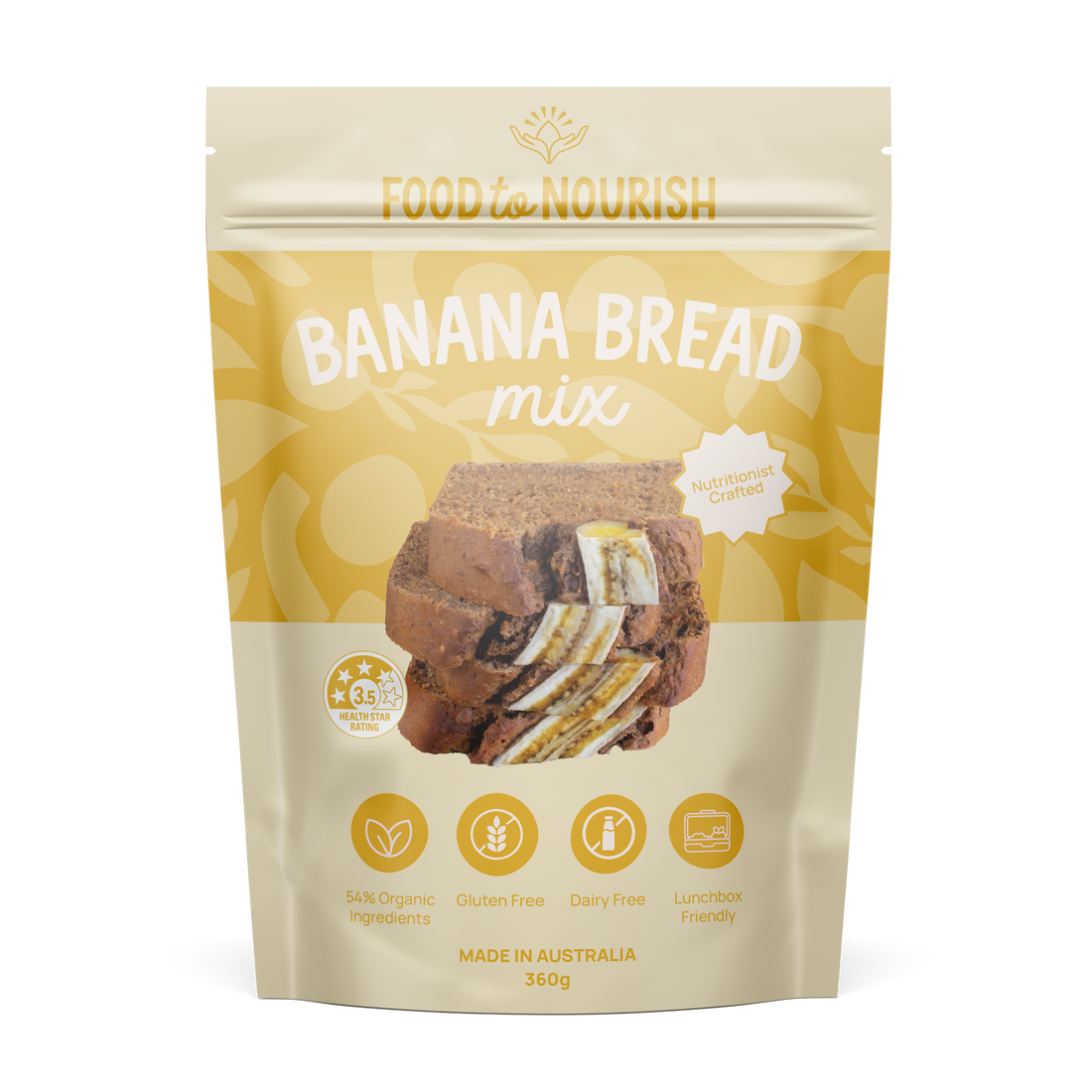 Food to Nourish Banana Bread Mix 360g