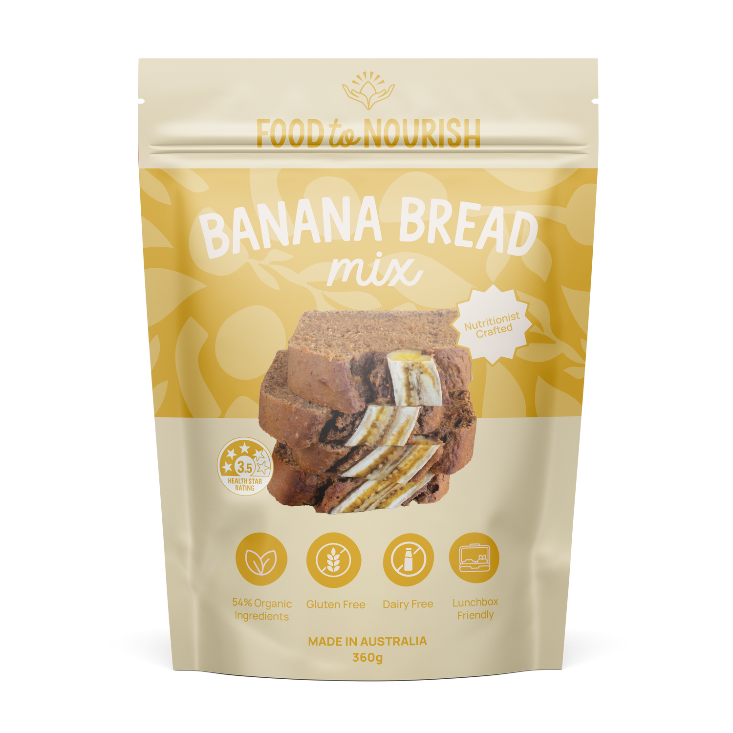 Food to Nourish Banana Bread Mix 360g