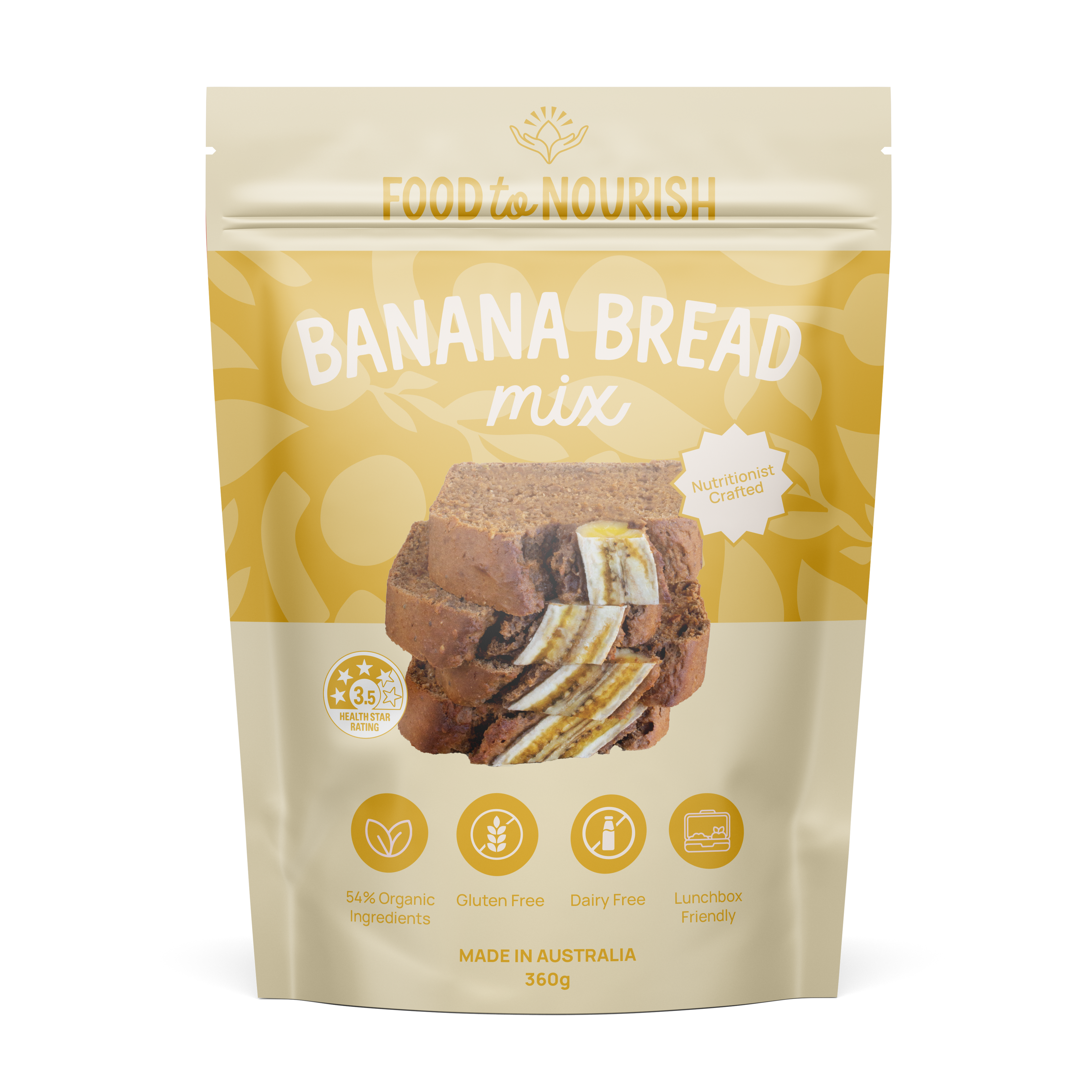 Food to Nourish Banana Bread Mix 360g
