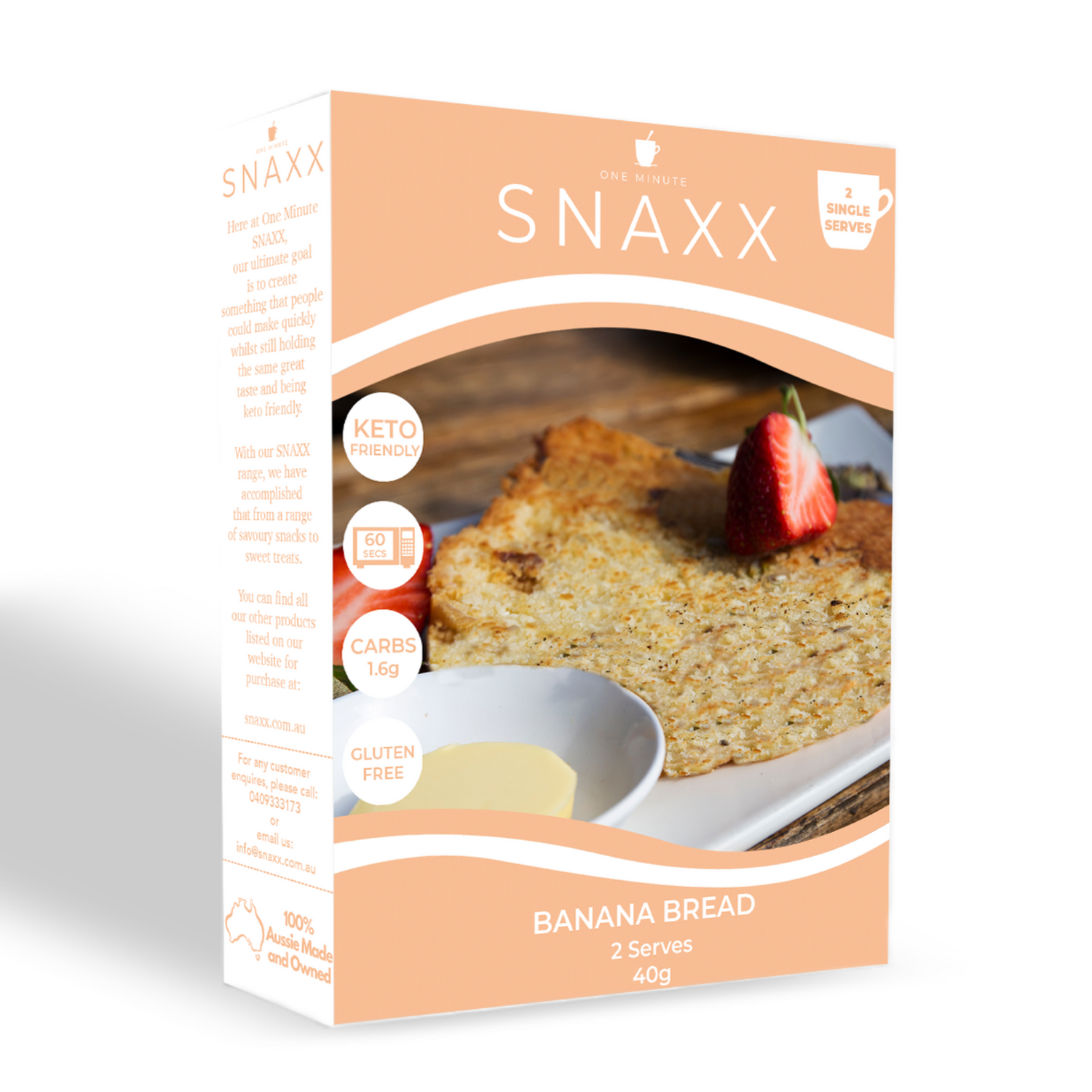 Snaxx Banana Bread 2 Pack