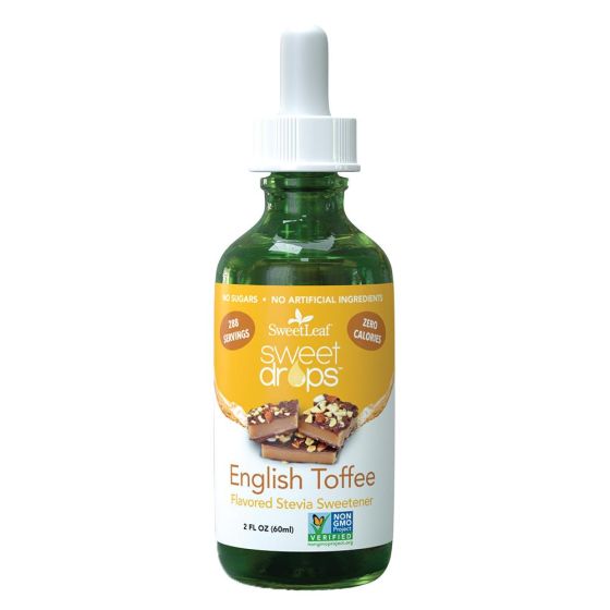 SweetLeaf Stevia Liquid English Toffee Sweet Drops 60ml