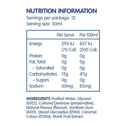 SweetLeaf Stevia Cinnamon Flavoured Syrup 355ml