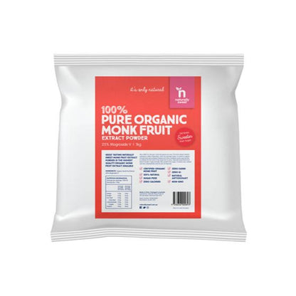 Naturally Sweet Bulk Organic Monk Fruit Extract (25% Mogroside V) 1000g