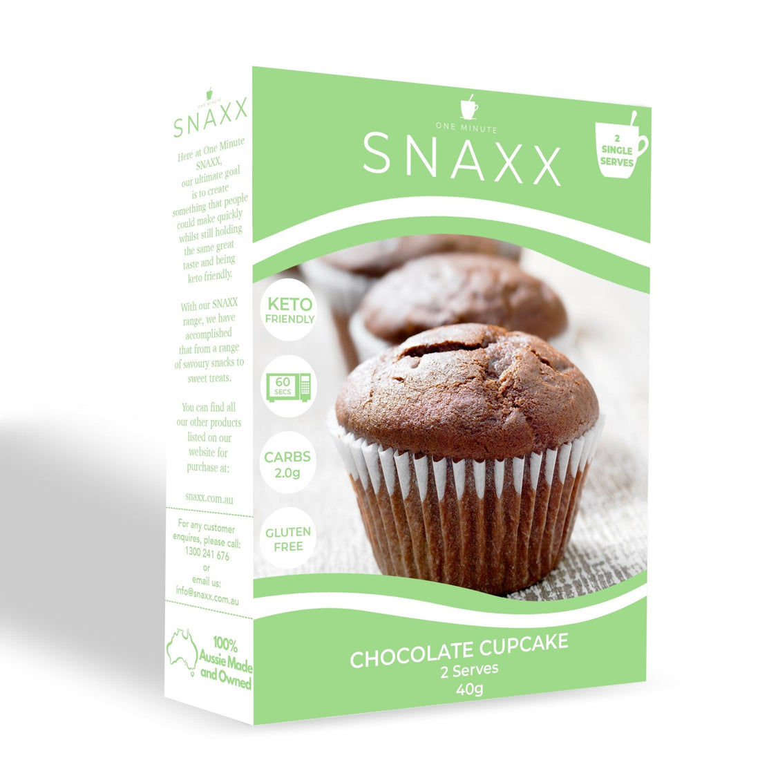 SNAXX CHOCOLATE CUPCAKE 2 PACK