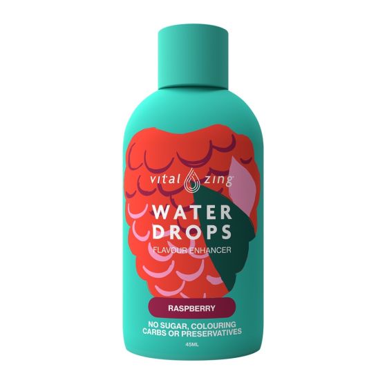 Vital Zing Stevia Raspberry Water Drops 45ml